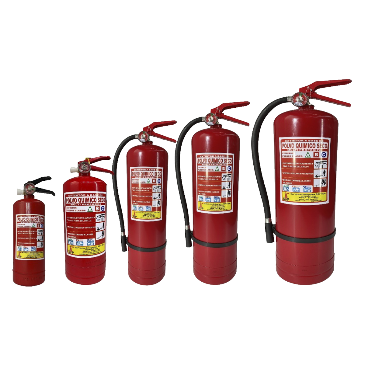 Extintores de polvo químico seco - Mantención de extintores Chile